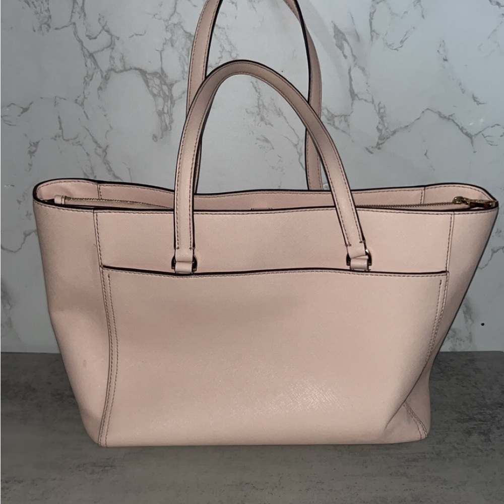 Tory Burch Saffiano Leather Tote Bag - Picture 5 of 11